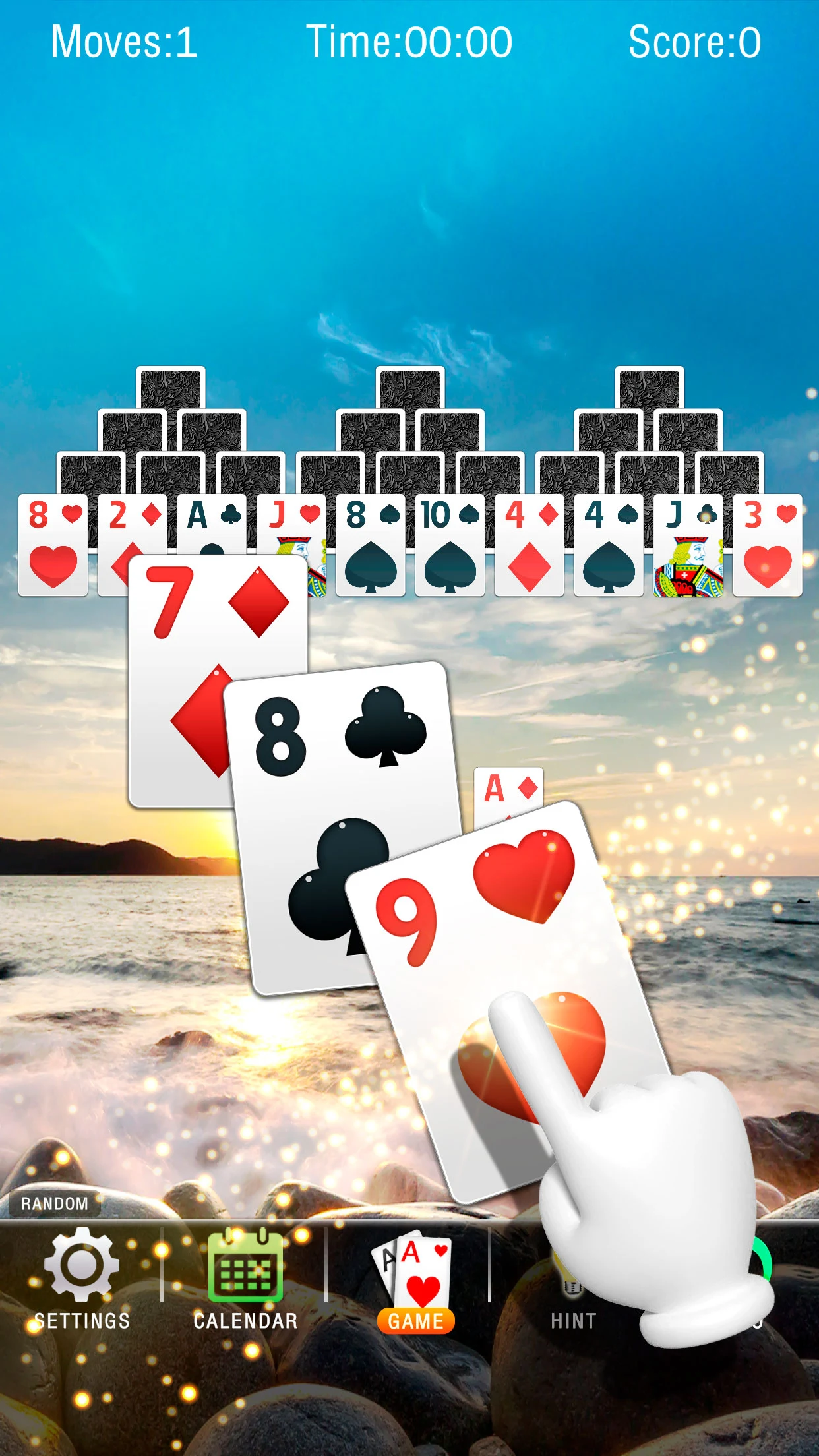 TriPeaks Solitaire Classic screenshot