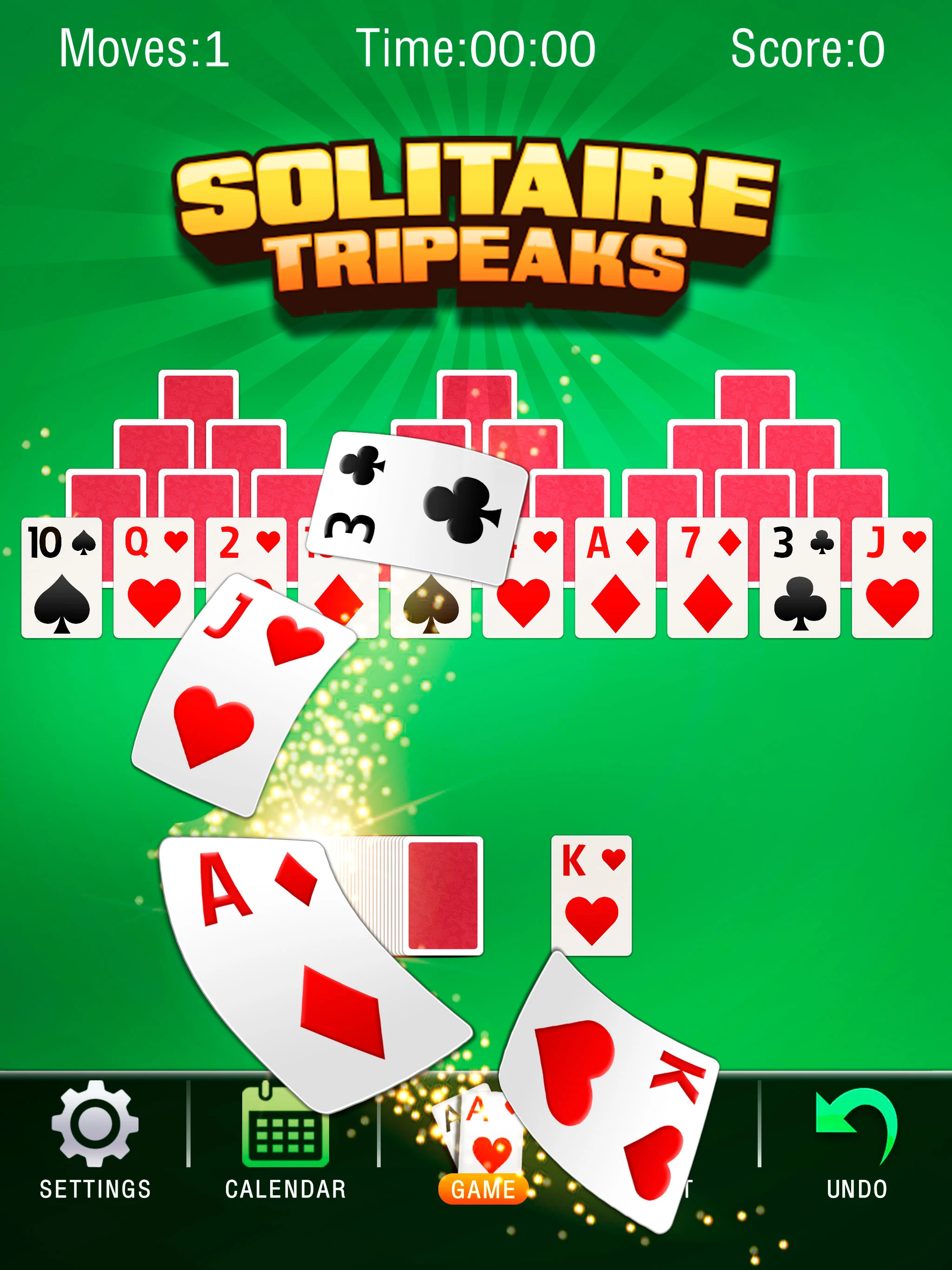 TriPeaks Solitaire Classic screenshot