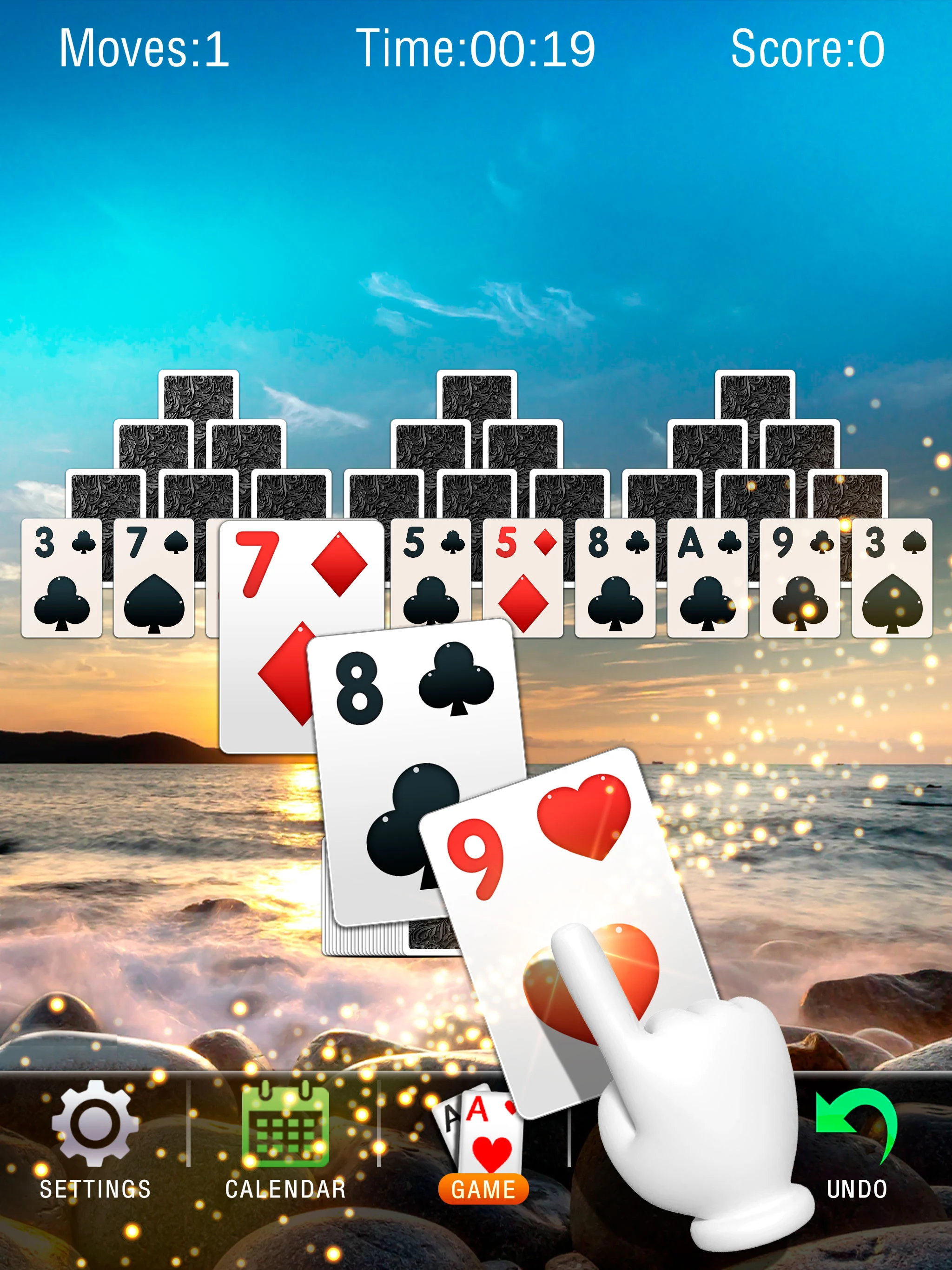 TriPeaks Solitaire Classic screenshot