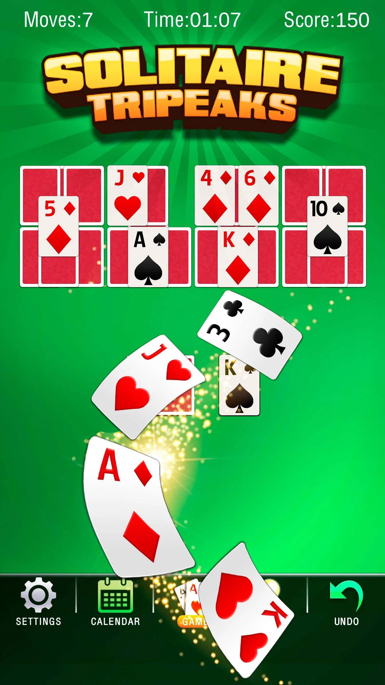 TriPeaks Solitaire Classic screenshot