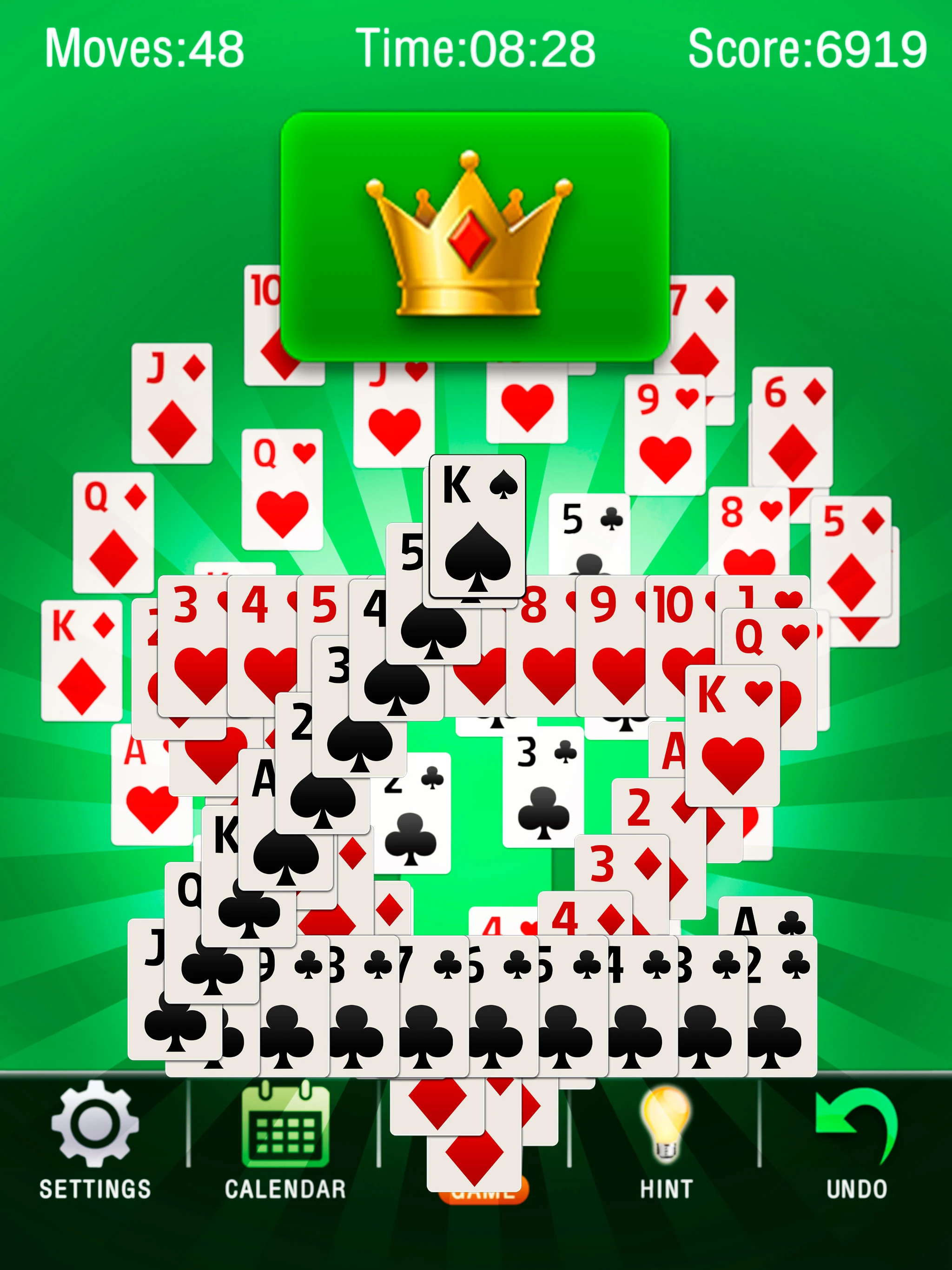 TriPeaks Solitaire Classic screenshot