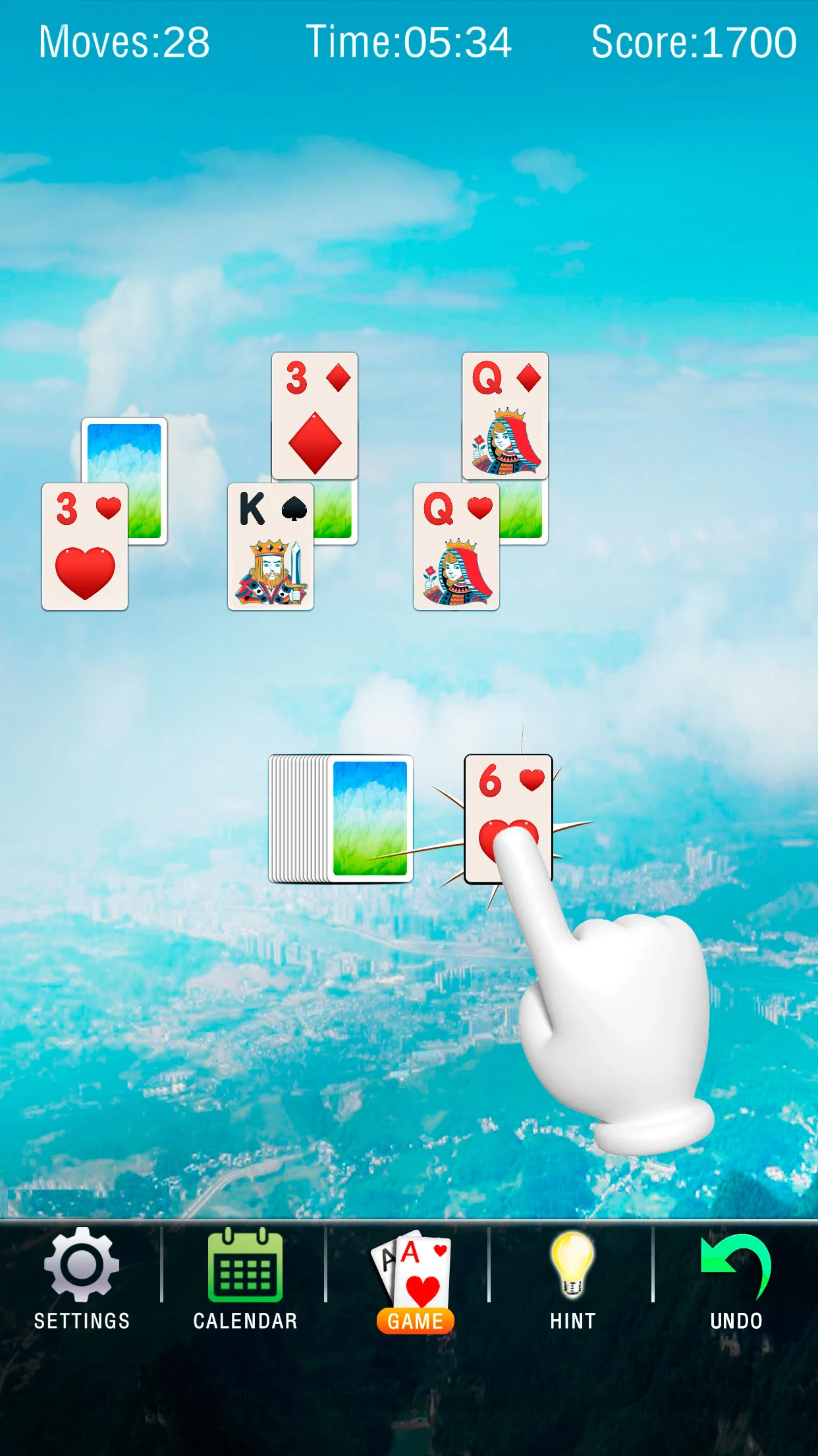 TriPeaks Solitaire Classic screenshot